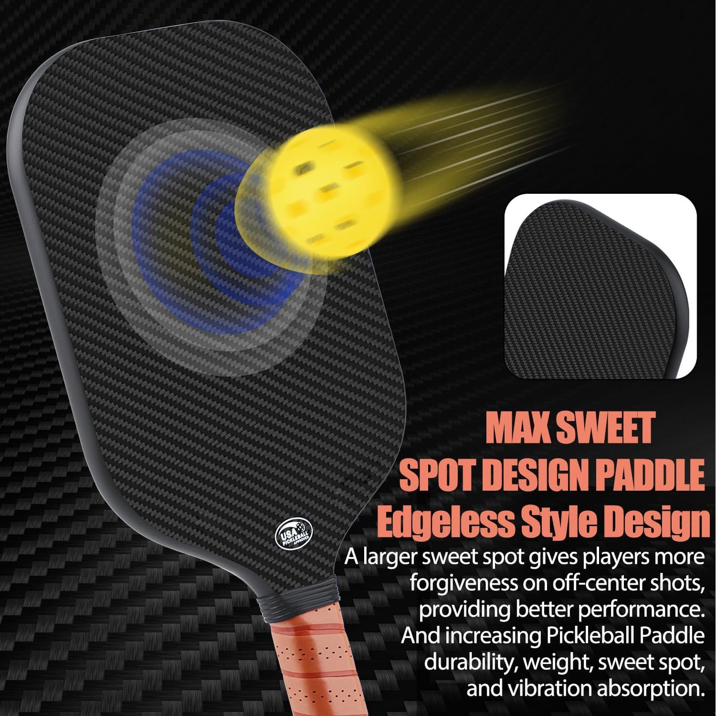 Liberel 3K Carbon Fiber Pickle Paddle